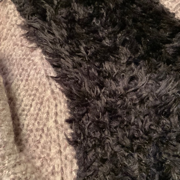 Mohair Blend Zippered Cardigan Sweater (S/M) - Picture 4 of 11